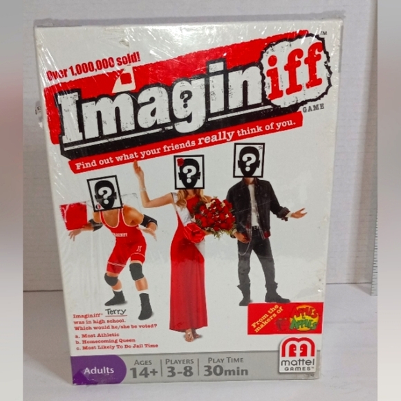 Mattel IMAGINIFF Board Game. Find Out What Friends Really Think of You 2010 NEW - Picture 1 of 4
